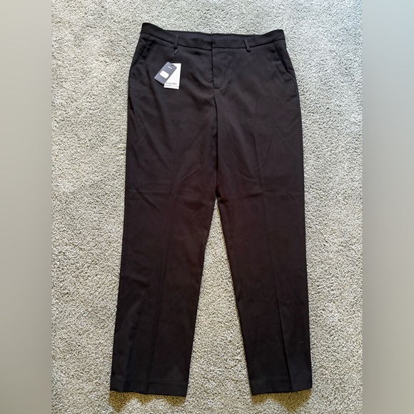 Beverly Hills Polo Club Slim Fit Black Dress Pants Mens Size 38x32 Stretch NWT - Picture 1 of 13